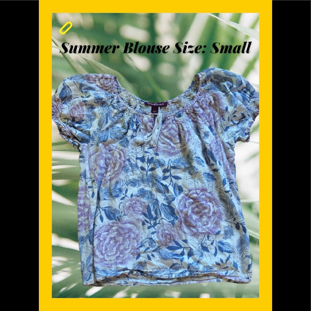 Floral Summer Blouse for Women